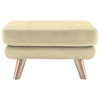 G Plan Vintage The Fifty Three Leather Footstool Capri Stone G Plan Vintage The Fifty Three Leather Footstool Capri Stone